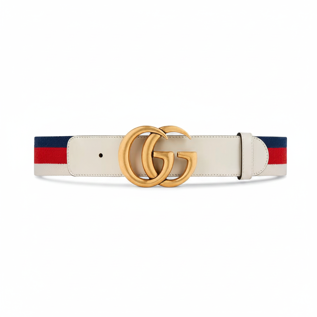 Web Belt with Double G Buckle