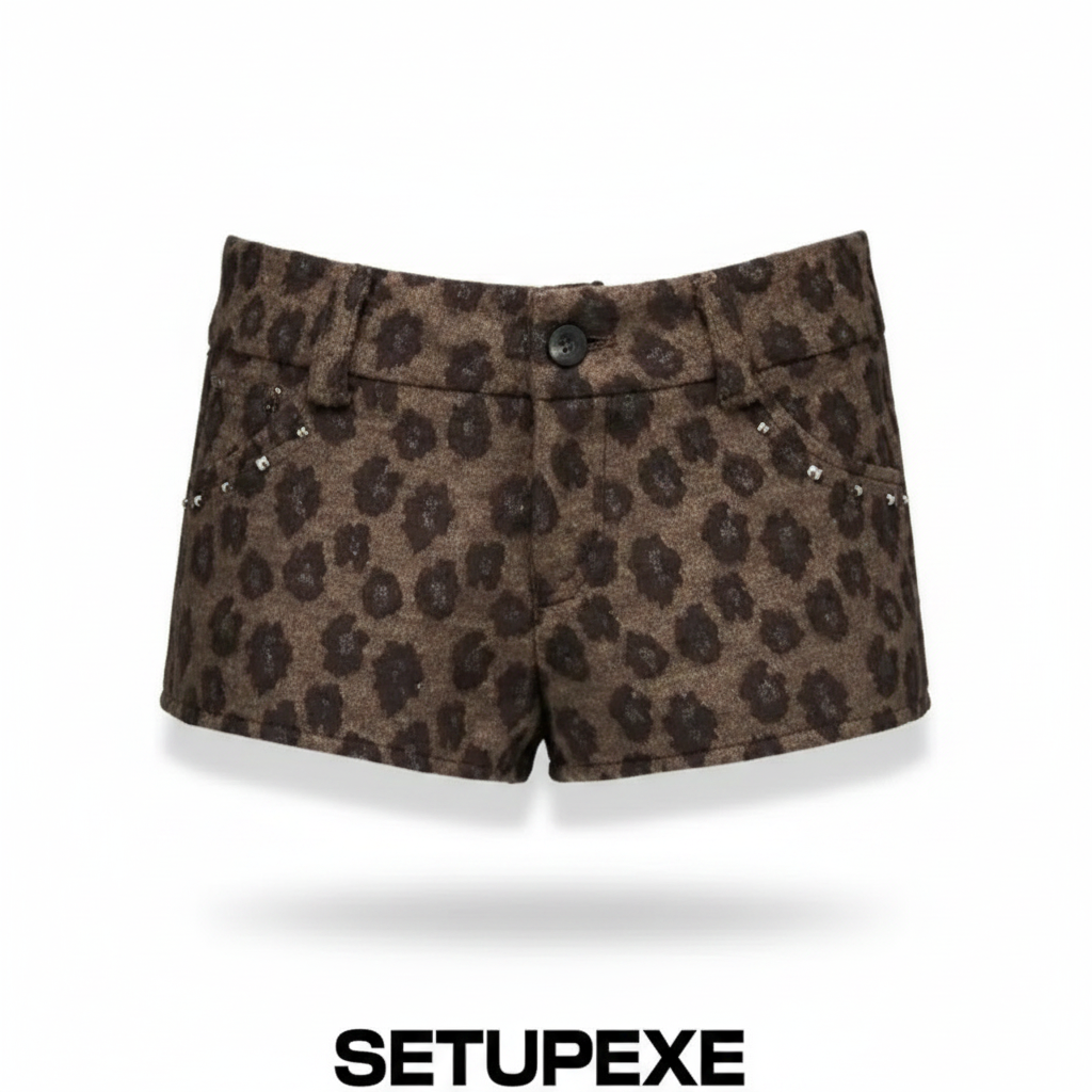 Leopard Short Pants
