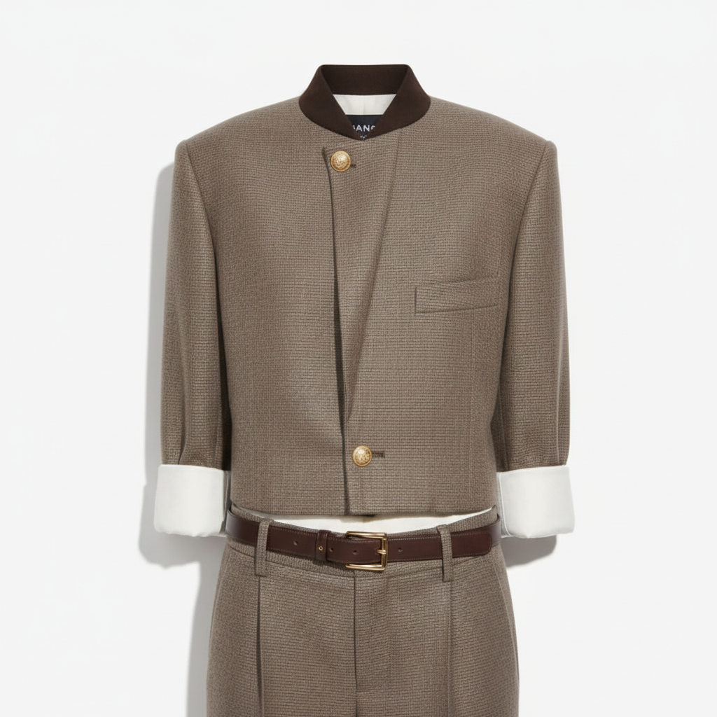 Jacket in Wool Cloth