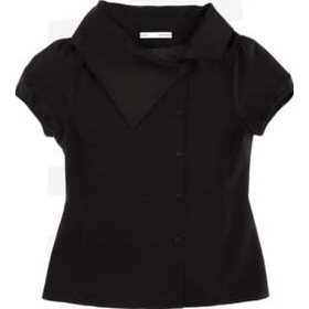 ÖH MY GHOST Drape Collar Blouse