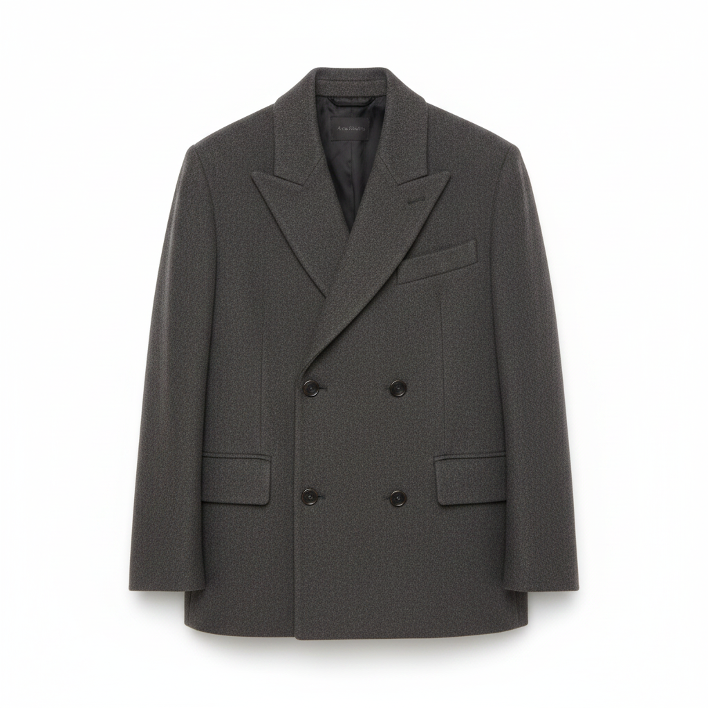 Double Breasted Twill Jacket