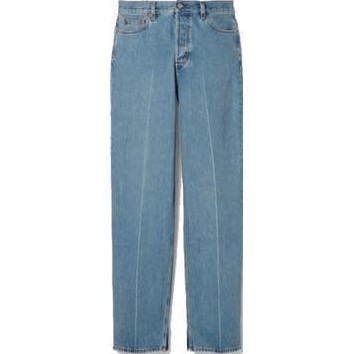 GUCCI Denim Pants with Gucci Label